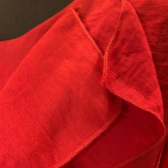 SOHO | Red Ruffle Tie Dress - Picture 5 of 9